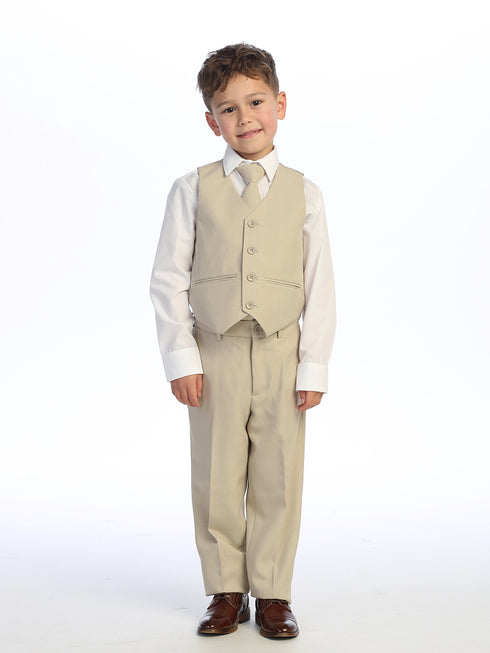 Tip Top Kids Little Boys Ink Blue Slim Fit Chaqueta Chaleco Pantalones Traje 2T-7